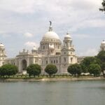 El Victoria Memorial, un recordatorio del Raj. Calcuta India