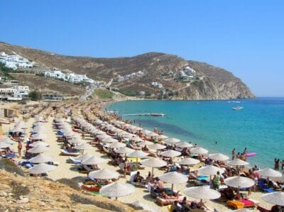 Elia Beach, Mykonos Miconos Grecia