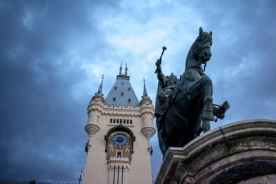 Iasi Rumania El Palacio De La Cultura Rumania