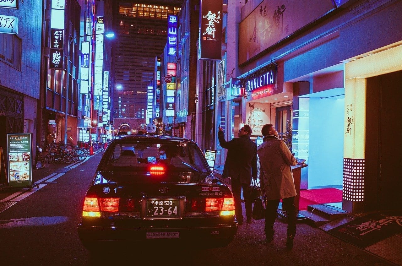 Japón Osaka Noche Japón