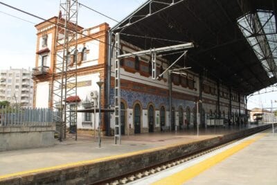 Jerez De La Frontera Estacion De Ferrocarril Ferrocarril España