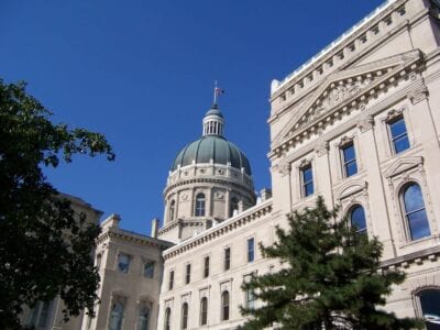 La Casa del Estado de Indiana Indianapolis Estados Unidos