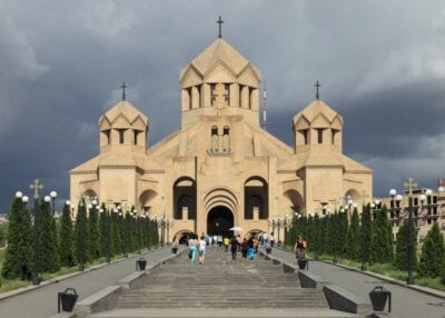 La catedral de San Gregorio el Iluminador Ereván Armenia