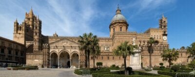 La catedral, en estilo árabe-normando Palermo, Sicilia Italia