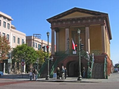 La entrada al mercado de Charleston Charleston SC Estados Unidos