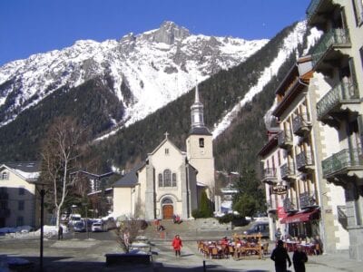 La iglesia de Chamonix Chamonix Francia