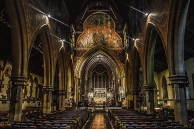 La Iglesia De San Pedro Interior Bournemouth Reino Unido
