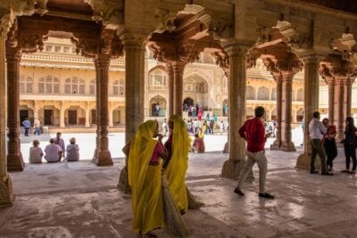 La India Jaipur El Fuerte Amber India