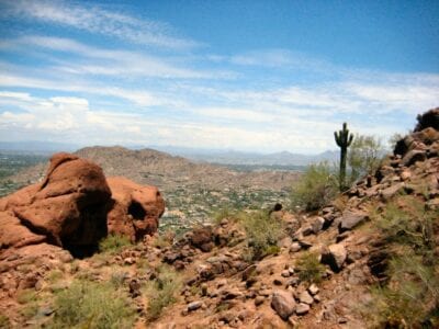 La vista desde la Montaña Camelback Phoenix AZ Estados Unidos