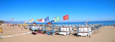 Las playas son la principal vista en Torremolinos Torremolinos España