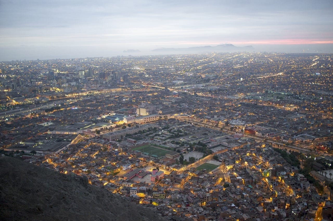 Lima Paisaje Urbano Ciudad Perú