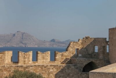 Lindos Acrópolis Rhodes Grecia