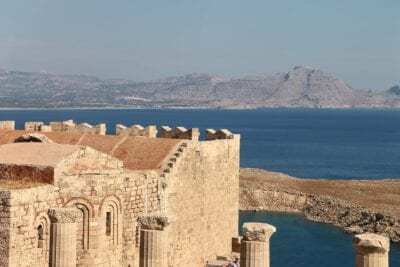 Lindos Acrópolis Rhodes Grecia