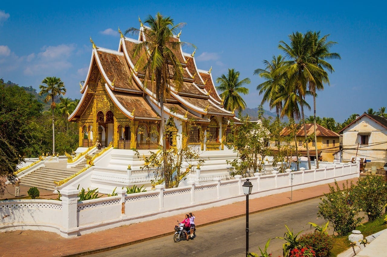 Luang Prabang Templo En Luang Luang República Democrática Popular Lao