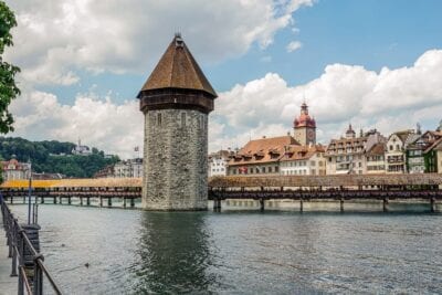 Lucerna Suiza Puente De La Capilla Suiza