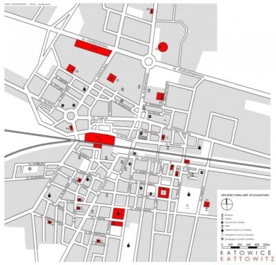 Mapa de Katowice Katowice Polonia