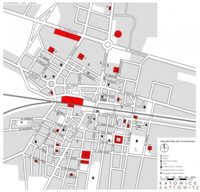 Mapa de Katowice Katowice Polonia
