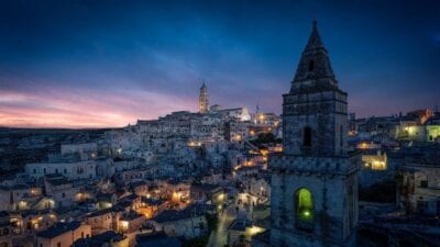 Matera Paisaje Urbano Italia Italia