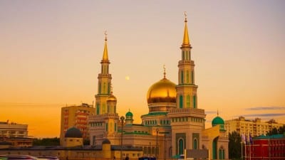 Mezquita Catedral De Moscú Mira Ramadán Rusia