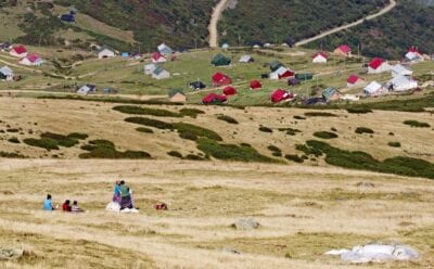 Montañas Pónticas en Pelitcik, distrito Şalpazarı Trebisonda Turquía