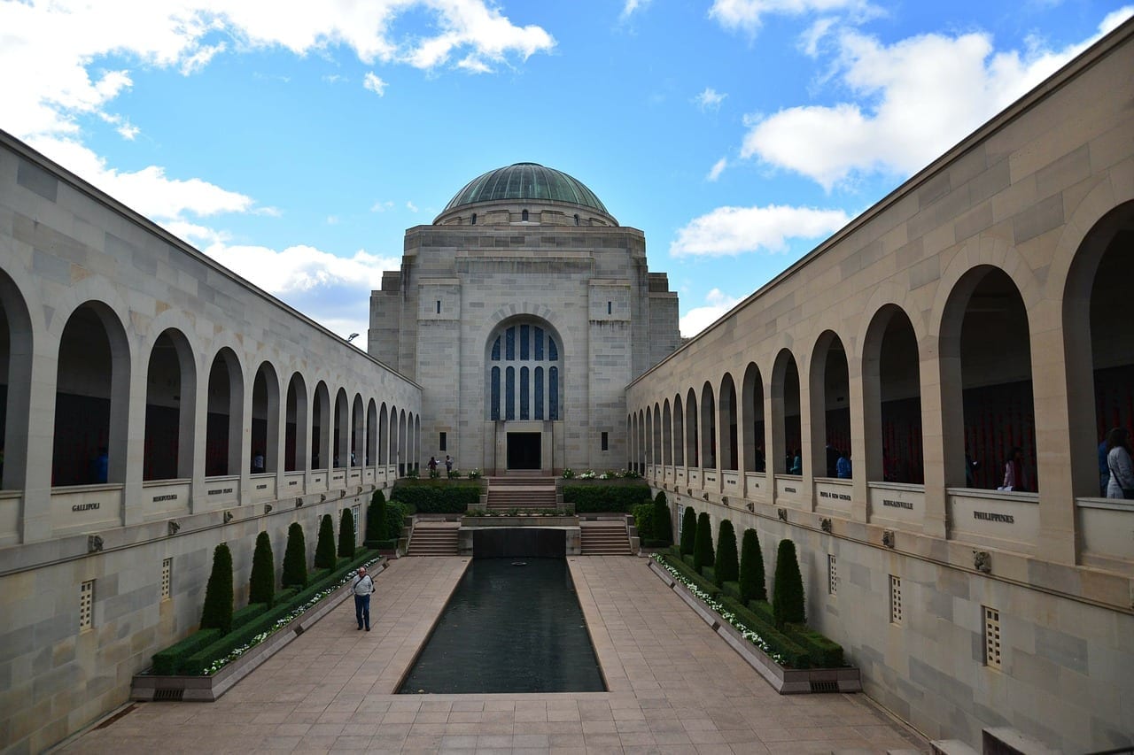 Monumento De La Guerra Canberra Australia Australia