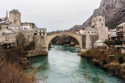 Mostar Puente De Viaje Bosnia y Herzegovina