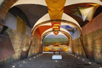 Mural inacabado de David Alfaro Siqueiros en el Centro Cultural Ignacio Ramírez (Bellas Artes) San Miguel de Allende México