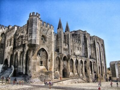 Palais Des Papes Avignon Francia Francia