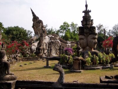 Parque de Buda Vientiane República Democrática Popular Lao