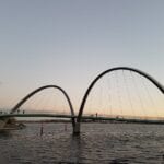 Perth Puente Puesta De Sol Australia