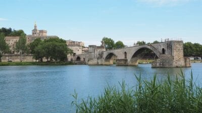 Pont Saint Bénézet Pont D' Avignon Ródano Francia