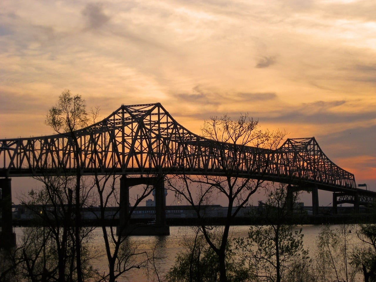 Puente Río Mississippi Baton Rouge Estados Unidos