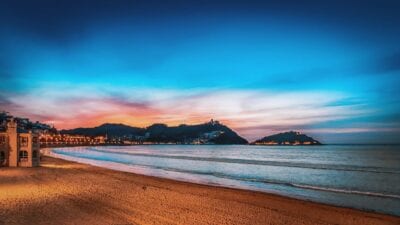 San Sebastián Puesta De Sol Playa España