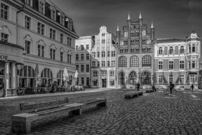 Stralsund Centro Historico Viejo Mercado Alemania