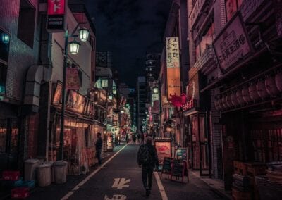 Tokio Noche Shinjuku Japón