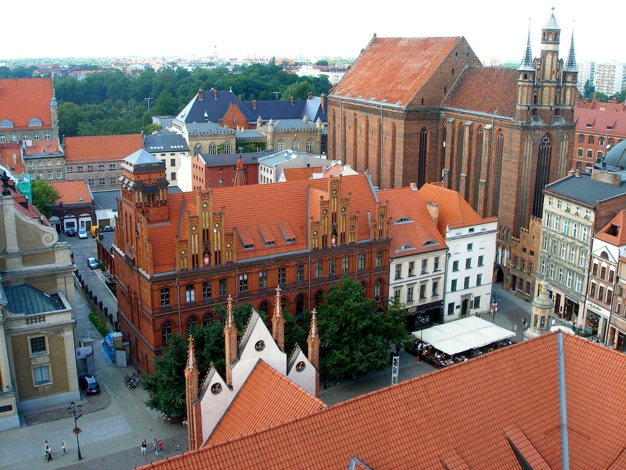 Toruń Wisla Panorama Polonia