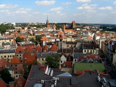 Toruń Wisla Panorama Polonia