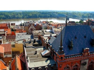 Toruń Wisla Panorama Polonia