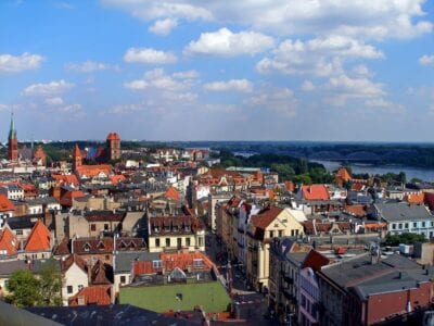 Toruń Wisla Panorama Polonia