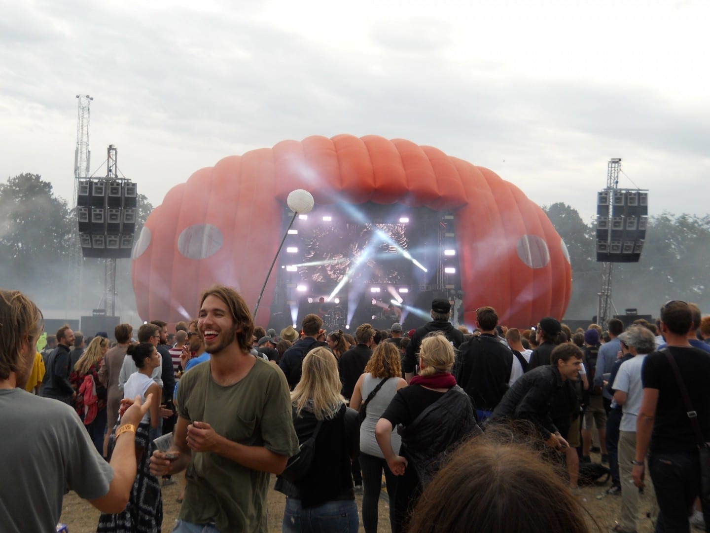 Una de las escenas del festival de Roskilde en 2014 Roskilde Dinamarca