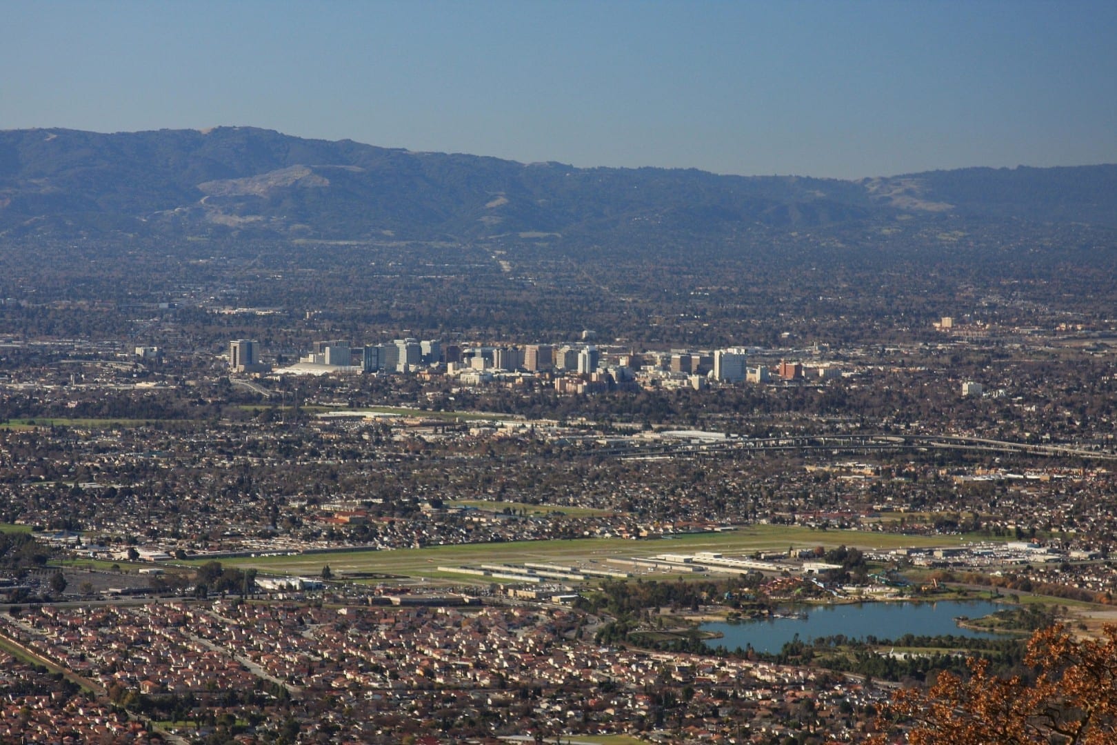 Una vista aérea del centro de San José San José CA Estados Unidos