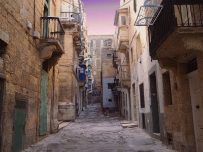 Valletta Callejón La Valeta Callejón Malta