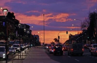 Viña Del Mar Chile Puesta De Sol Chile