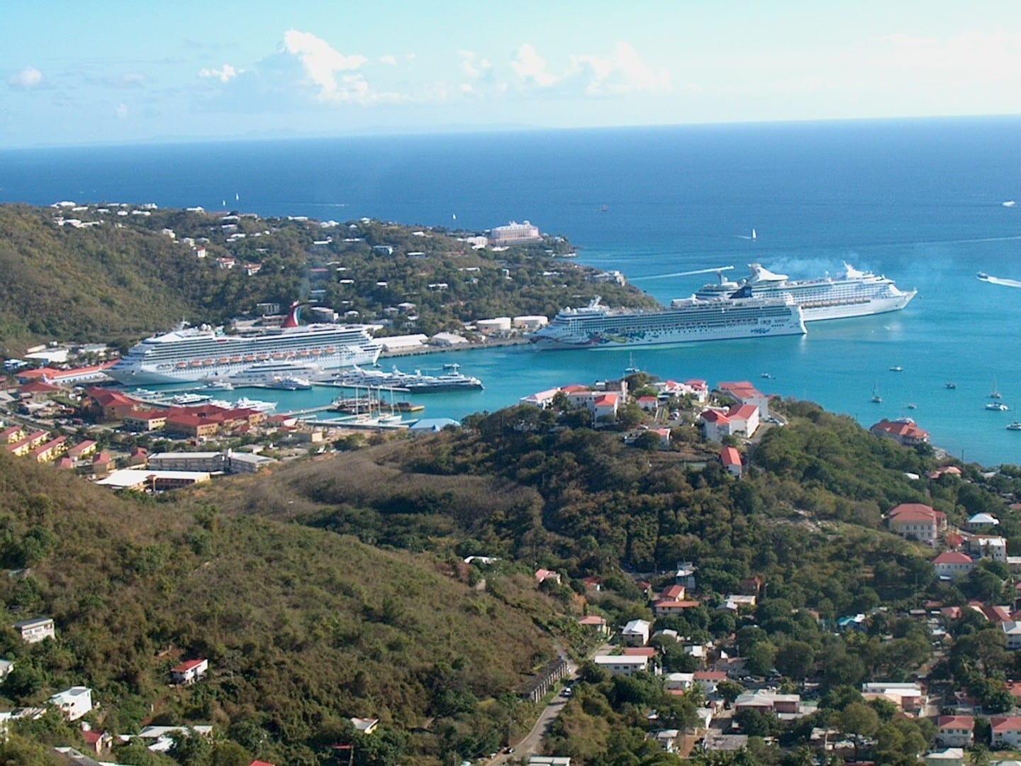 Charlotte Amalie Harbor Isla Saint Thomas Islas Vírgenes de los Estados Unidos