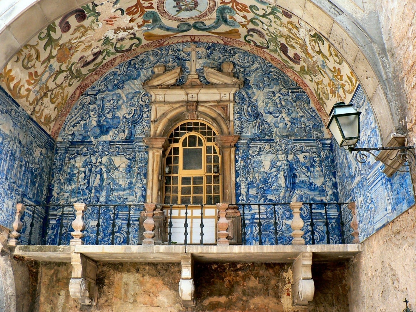 El arte de Óbidos azulejo. Obidos Portugal
