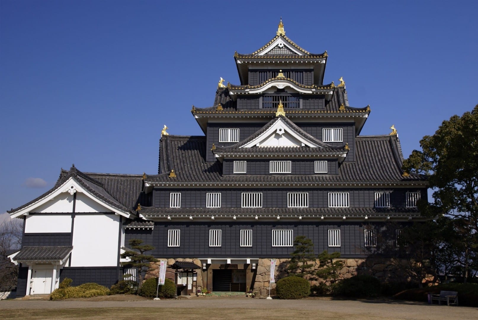 El castillo de Okayama Okayama Japón