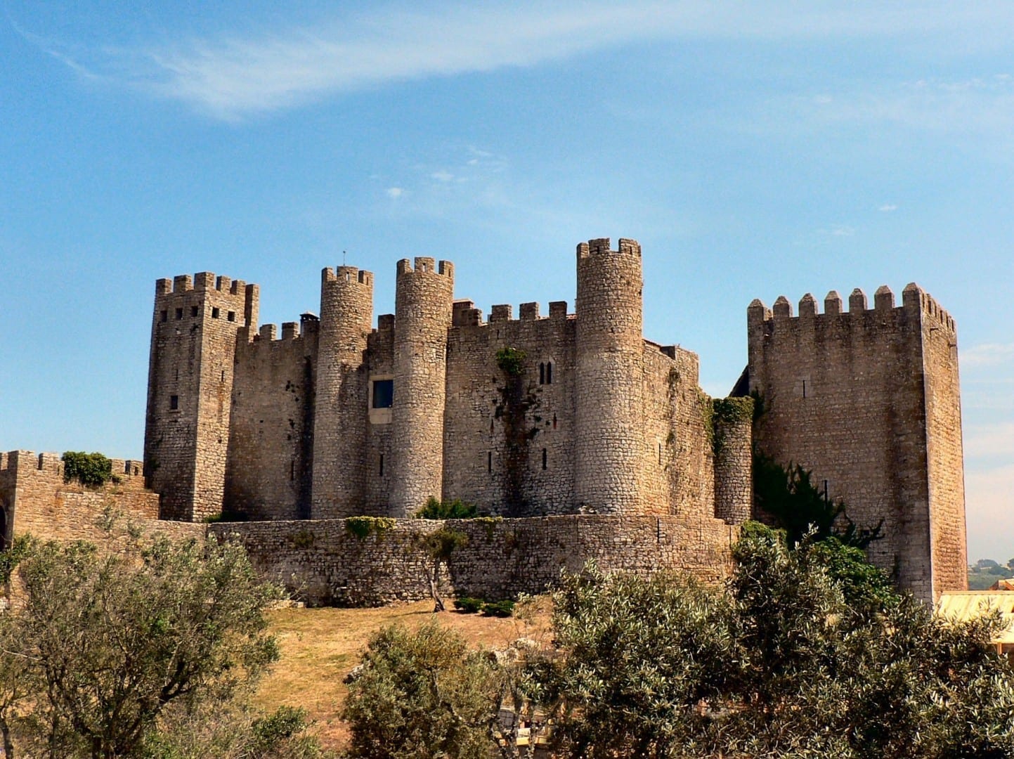 El castillo de Óbidos. Obidos Portugal
