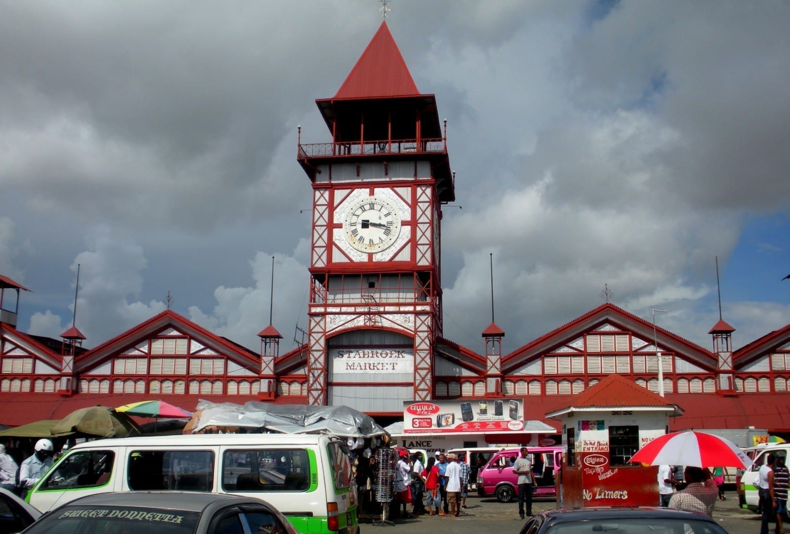 El icónico mercado de Stabroek Georgetown Guyana