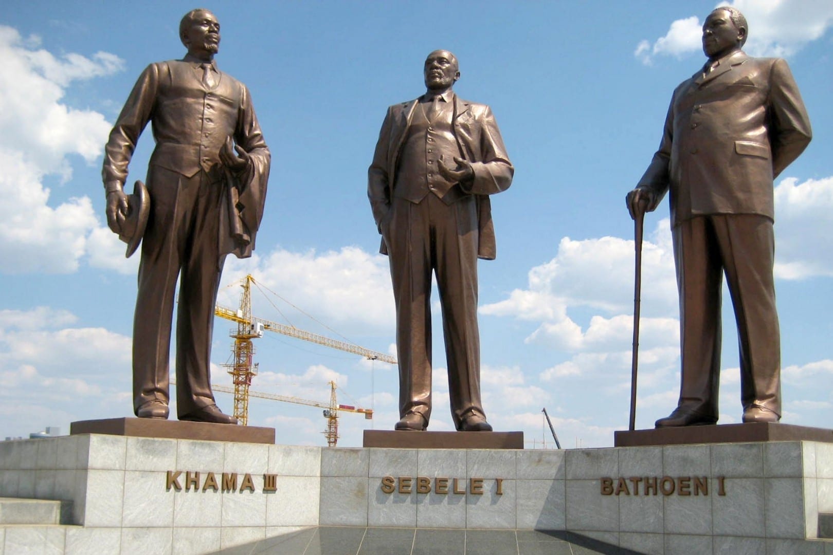 El Monumento a los Tres Dikgosi Gaborone Botswana