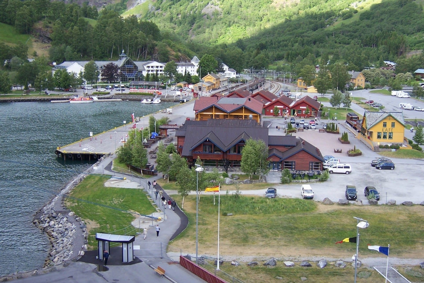 El pueblo de Flåm, 2006 Flam Noruega